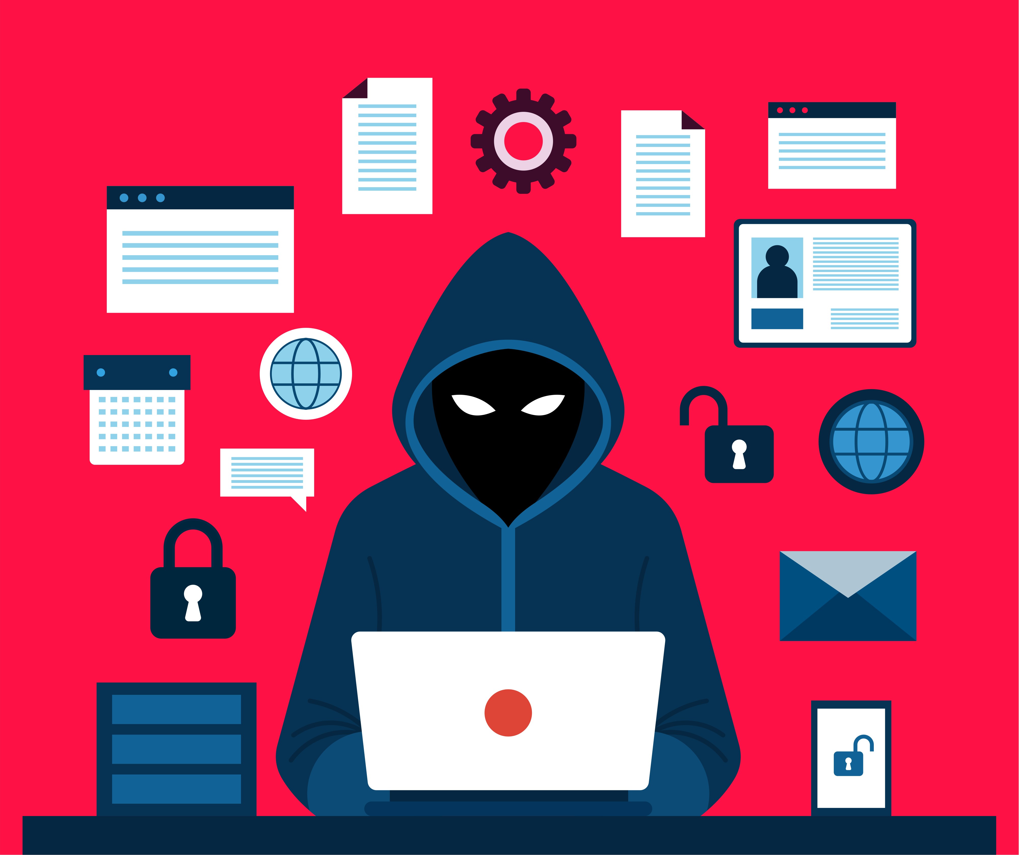 Billed af cyberkriminel der har hacket dig.